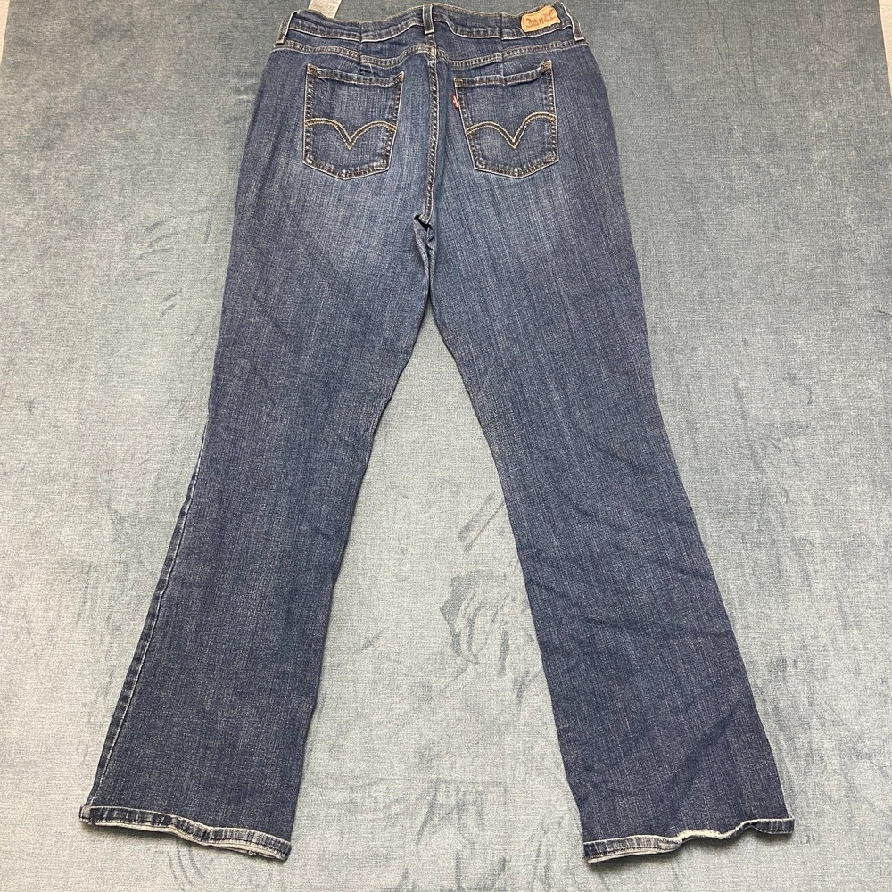 Levi's 515 Jeans Womens 16L 33x34 Blue Denim Medium Wash Classic Bootcut Leg